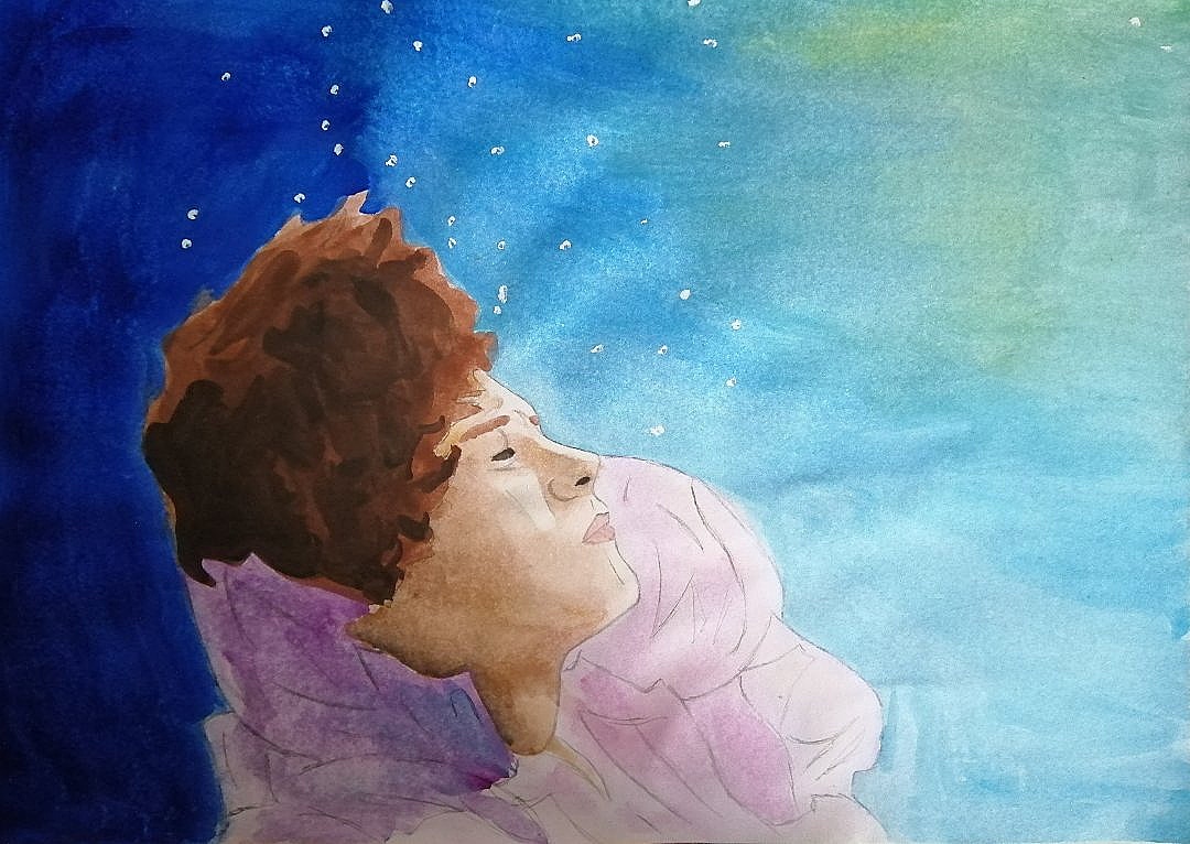 meaningfades_'s tweet photo. I'm falling again
-
-[first time with watercolors]
[tags] 
@Harry_Styles @HSHQ
#harrystyles #harrystylesart #harrystylesfanart #harrystylesedits #fineline #harrystylesfineline #harrystylesalbum #falling #harrystylesfalling #onedirection #onedirectionart #art #watercolor https://t.co/Ts8ERDgzdz