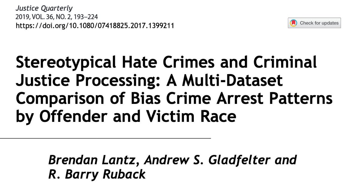 394/ "Controlling for the severity of the offense... law enforcement is significantly less likely to take a report and significantly less likely to make an arrest when the crime is hate motivated." & "Police response to hate crime...[is] very differently from non-hate... crimes."