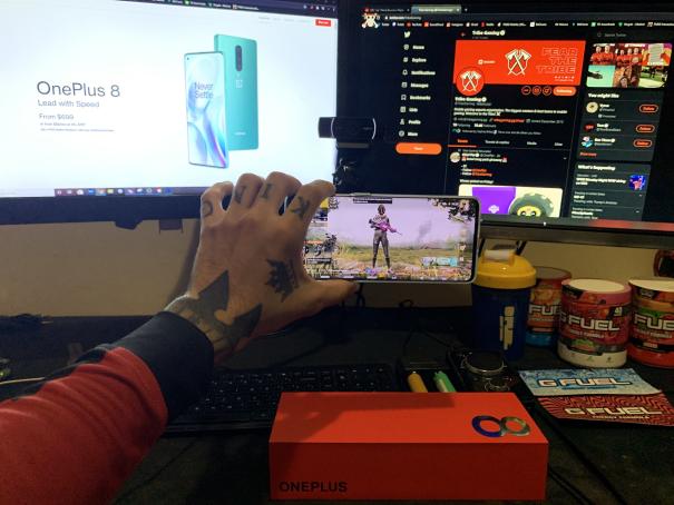 Kingeh's tweet image. I am extremely excited to use our new OnePlus 8 Pro! With a 6.78in Display and Extreme Performance, this phone is definitely a Mobile Game Changer! #OnePlusPartner

Link: oneplus.com/8-pro?from=8