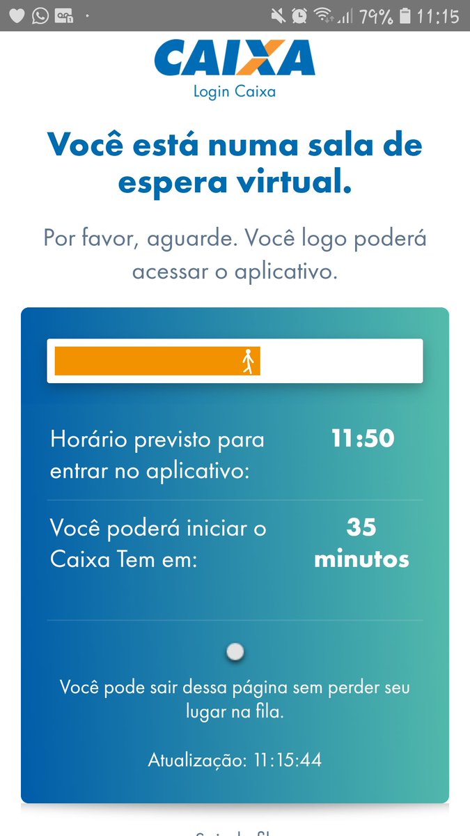 euesterms's tweet image. Um App que seu objetivo seria facilitar, te faz entrar em uma fila?! 
@Caixa 
@CaixaTem 
#caixatem
#CaixaTemNAOFUNCIONA
#CAIXATemNADA