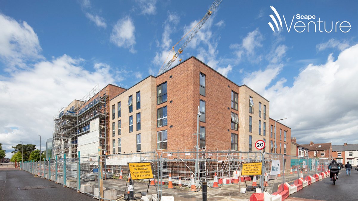 Scape_Group's tweet photo. Fantastic progress on @teesideuni's Cornell Quarter - where #TeamScape is helping to expand its student accommodation by 300 places.
Delivered by @WatesGroup, through #ScapeVenture, this project marks another milestone in the campus masterplan:
https://t.co/5TBJoxysgO https://t.co/hZP6zF7fWX