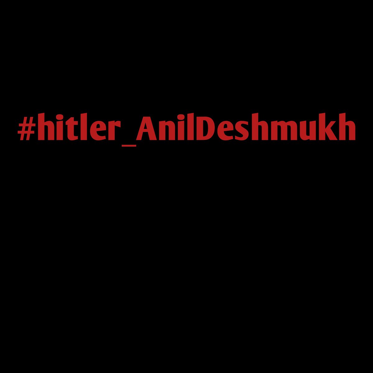 ashishdhaykar's tweet photo. Stop making fasle alligations on those who seek justice....
#Hitler_AnilDeshmukh https://t.co/AwzrBrQ0Fs