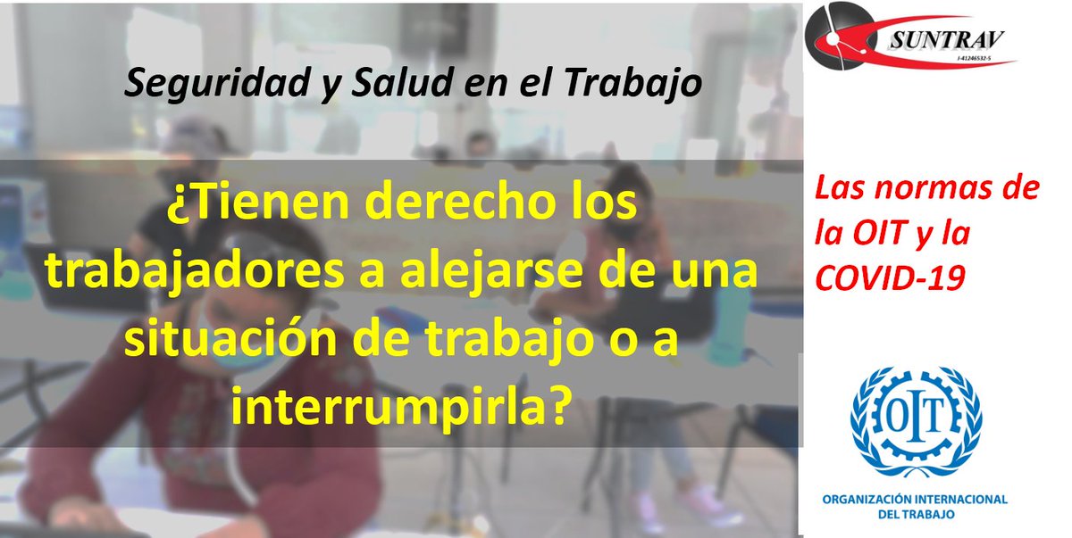 suntravocem's tweet photo. ¿Tienen derecho los trabajadores a alejarse de una situación de trabajo o a interrumpirla?
https://t.co/xajHW5Wdy5

#SUNTRAV #Sindicato #Venezuela #LOTTT #Derechos #Laborales #Leyes @vozdelcall #callcenter https://t.co/12crTAyddC