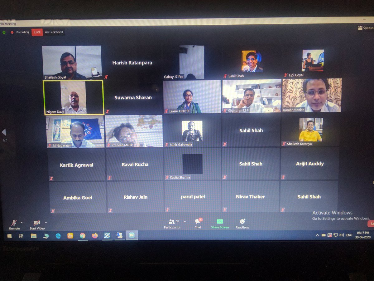 HarishRatanpara's tweet photo. It was a great experience and happy to be a part if #redi2020 event. 

Thanks to all of you for insightful virtual session. #RediDigitalDialogue 

Specialy thanks to @ReDiSocials @kumarmanish9  and @sahilshah0801 

#SocialMediaDay #smday #smday2020 https://t.co/VmRsVG9cgh
