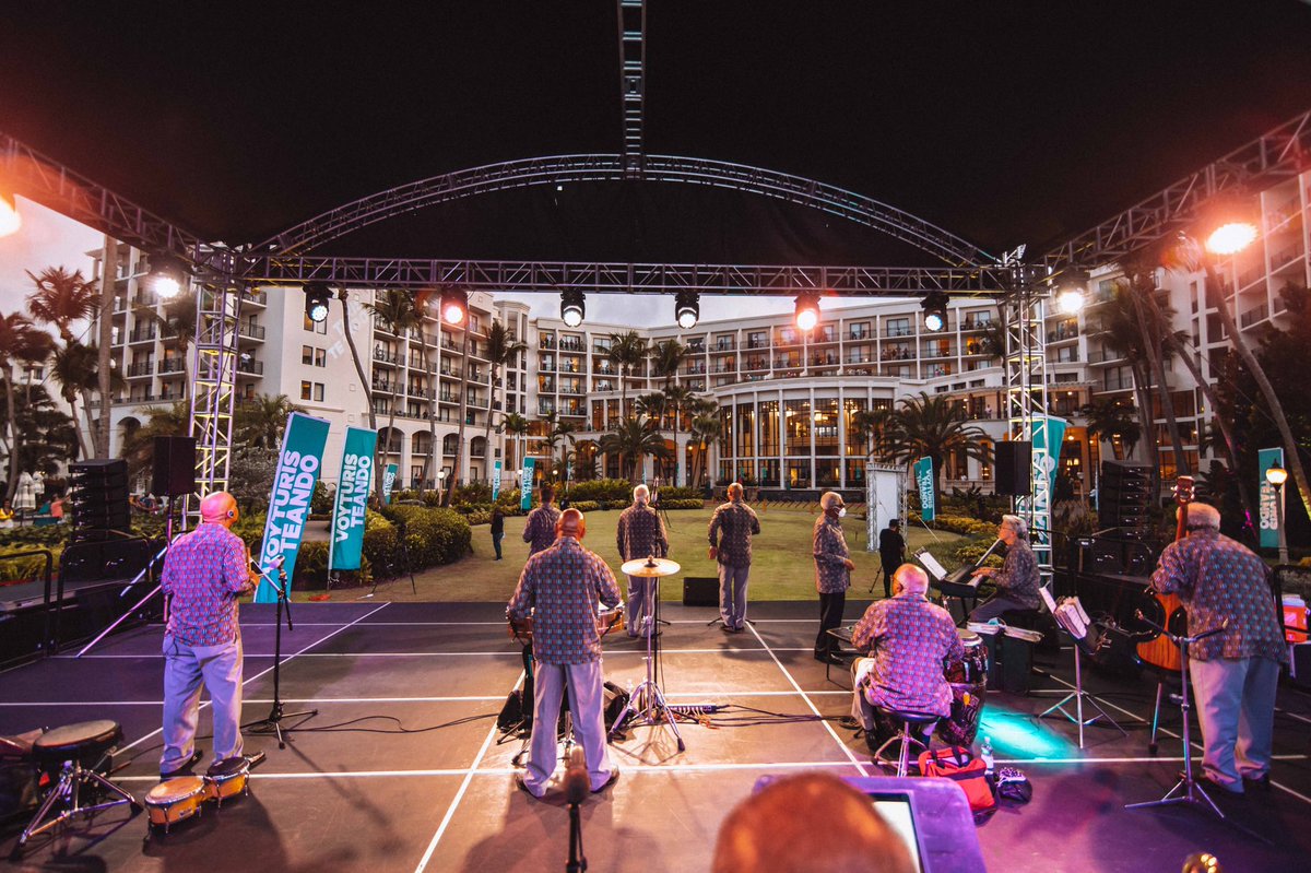 ldpgpr's tweet image. Summer is here and so does our outdoor solutions for your next social distanced event! This past weekend we set the stage for El Gran Combo at Wyndham Grand Rio Mar. #LightingDesign