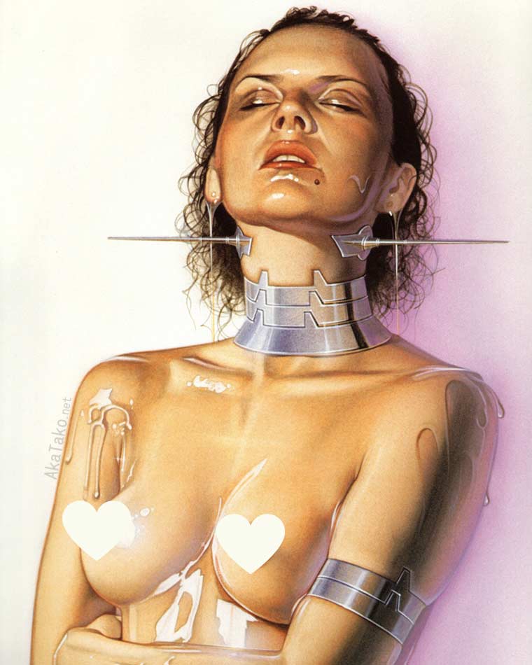 Detail of XL Hajime Sorayama lithograph (censored for social media). Signed & numbered edition. Available at akatako (+uncensored images).
akatako.net/japanese-art/h…
#hajimesorayama #lithograph #artprint #signedandnumbered #limitededition #horscommerce #censored #japaneseart #空山基