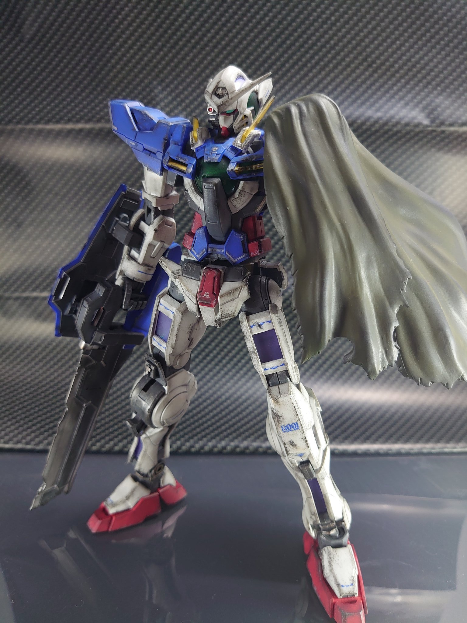 【塗装済完成品】MGガンダムエクシアリペア　汚し塗装完成品 MGガンダム エクシア 完成品 全塗装 【HG】ガンダム・エクシア