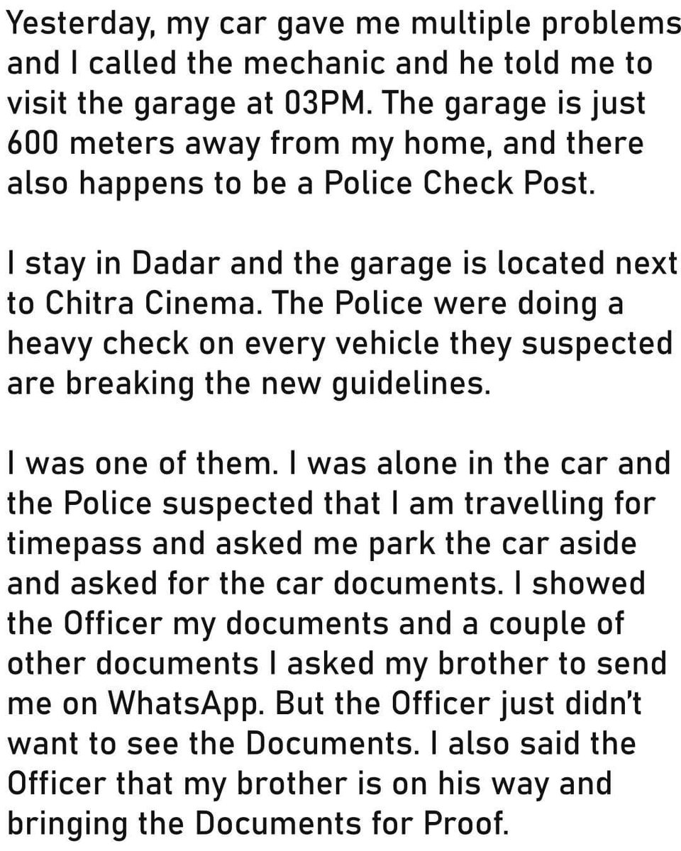 SoniJigar's tweet photo. This is @shashank_adler 's experience yesterday. 

@MumbaiPolice - we respect &amp; support you in #COVID19 war, but not in reaching a false target. Yes there are a lot of #COVIDIOTS out there, but pls don't make genuine cases suffer. https://t.co/nUnF1mawXd