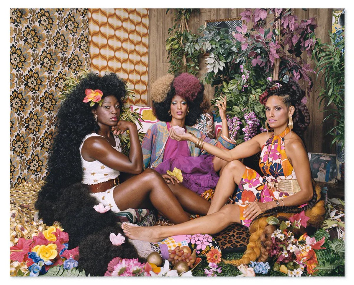 Mickalene Thomas draws on art history and pop culture to create a contemporary vision of female sexuality, beauty and power. She examines how identity, gender and sense of self are informed by the ways women are represented in art and pop culture.