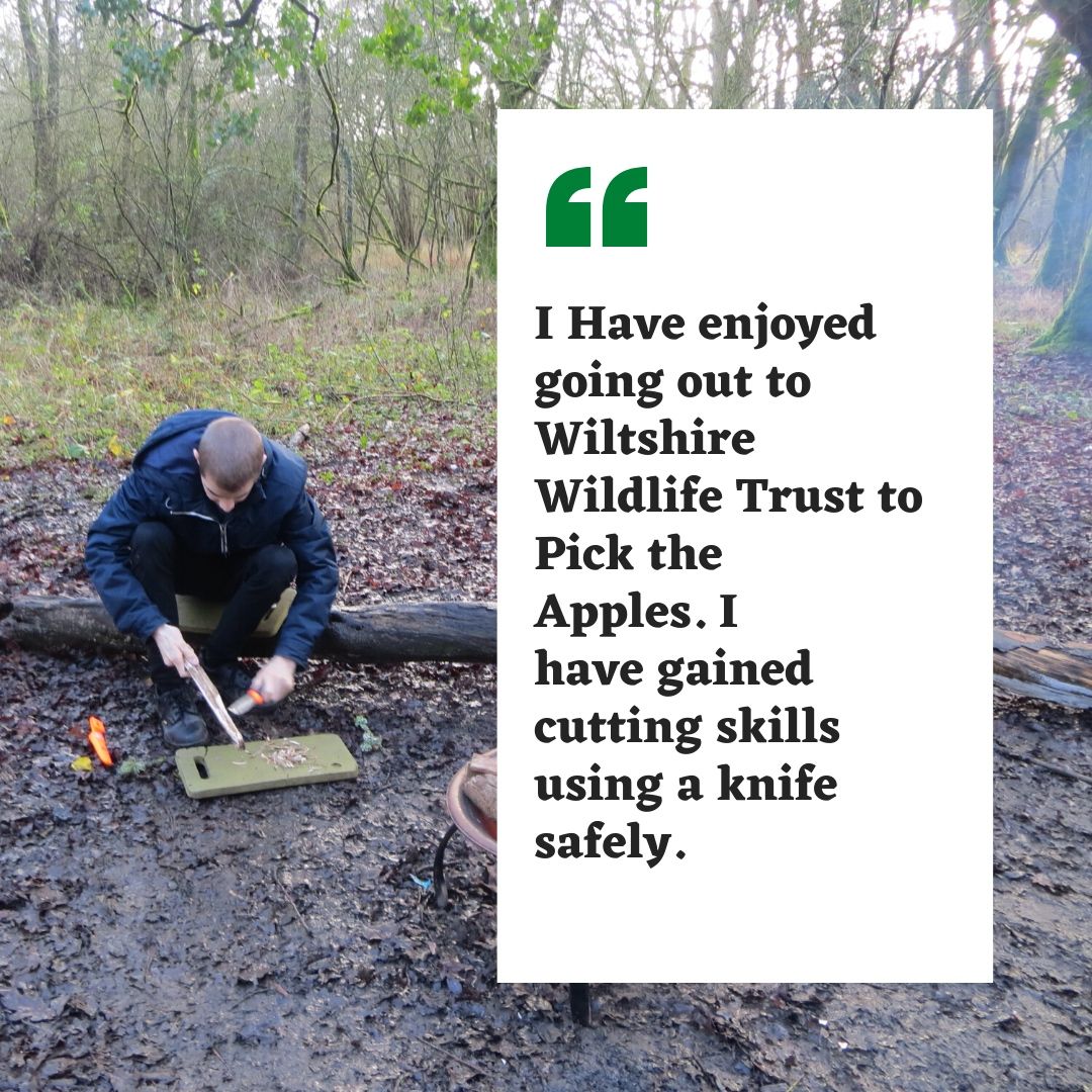 Our apples come from Orchards that @WiltsWildlife manage and are learners work towards a John Muir award and learn #skills such as coppicing. #wiltscoll #wiltshire #studenteats #appleproject #foundationstudies #foundationlearning #trowbridge #sustainable #SEN  #studentproject