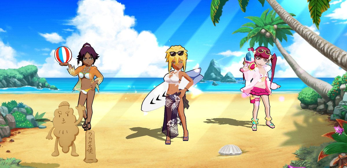 JArtorias's tweet image. @BleachBrS_ES #summer #soulreaper #arancar #BleachBraveSouls me salió Halibel de verano y ahora tengo a mis tres personajes female favoritos, estoy ancioso por el aniversario  \[°○°]/