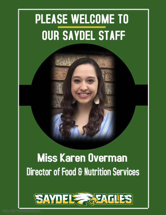 Please Welcome Karen Overman as our new Director of Food &amp; Nutrition Services.