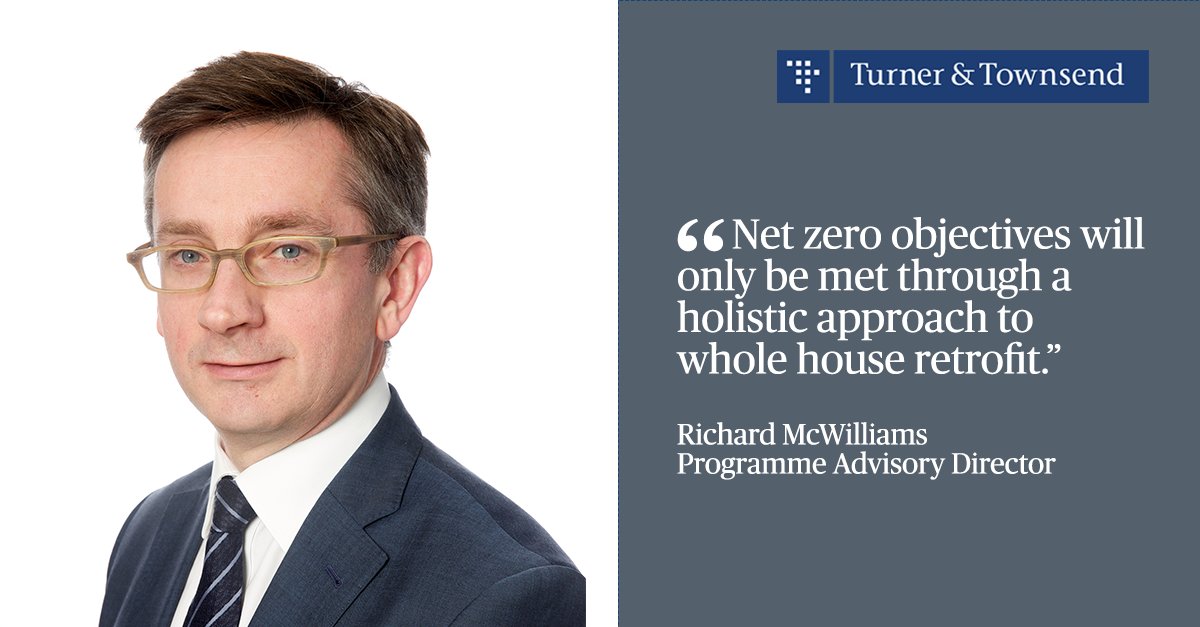 turnertownsend's tweet photo. Richard McWilliams explains how whole house #retrofit can provide a green stimulus to UK regions. This follows @BEISGovUK's announcement, confirming funding to install green technology and insulation in over 300 council houses.
 
Read more: https://t.co/t6rZg1LBZE
 
#LCAW2020 https://t.co/sEOH3y2cAG
