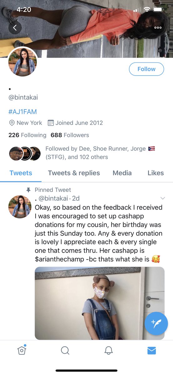I start talking to others in the community and they say they all got the exact same message when she hadn’t even been previously following or interacting with. I truly hope this is actually to help her cousin but I am interested in others who had been involved in this.
