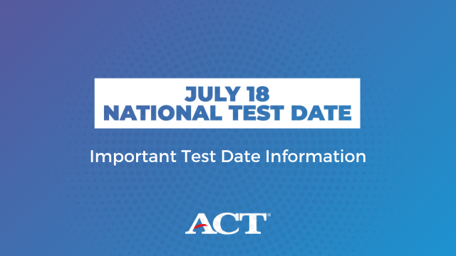 ACTStudent's tweet photo. Here's an update for those registered for the July ACT test date 👇

You will receive an email with info on:

- Your test center's availability
- Options for rescheduling
- Refund instructions https://t.co/zO8r50OT3j