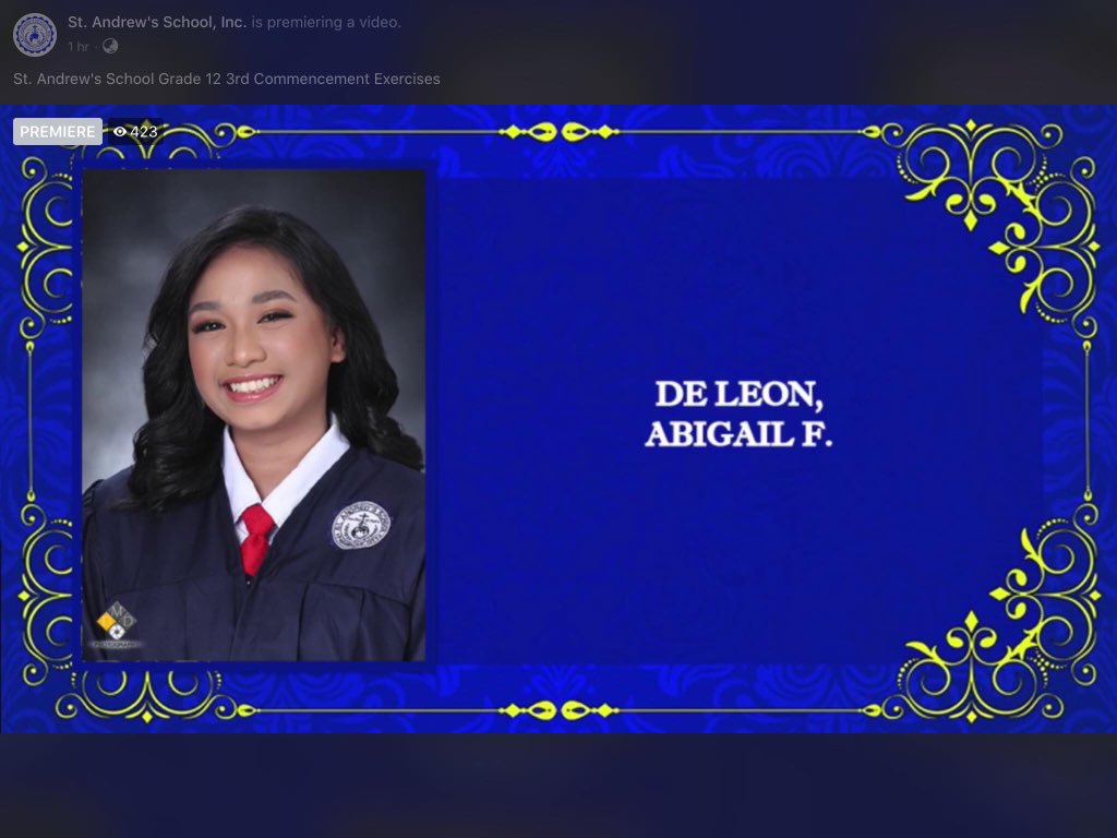 deleoncamillaaa's tweet photo. Sooo proud of you! Loveyouuu alwaysss 😘 #VirtualClassof2020 https://t.co/bNZfw0EuWo
