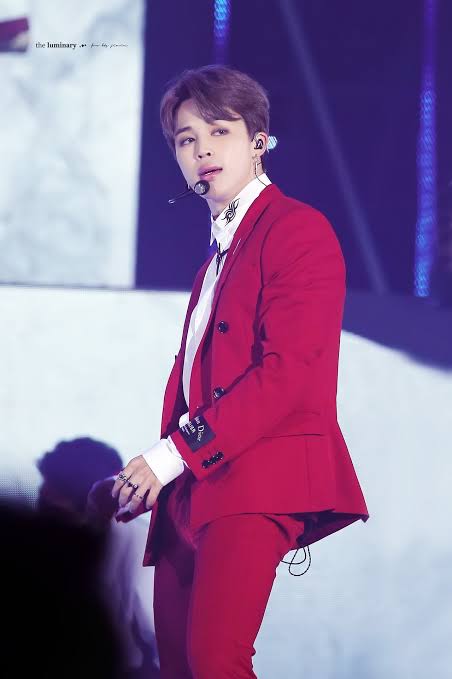 And Jimin slaying my whole life in red