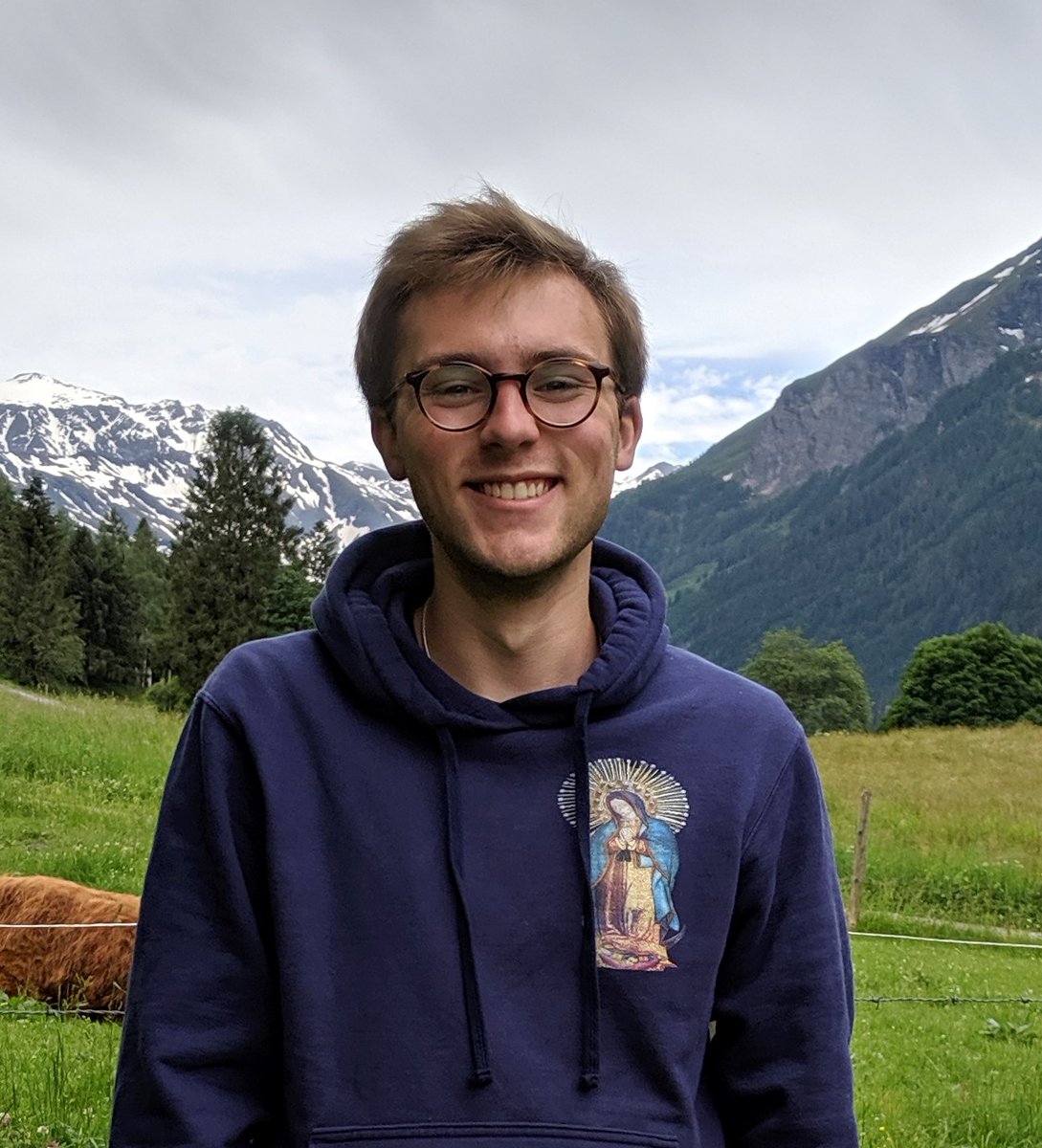 ReligionandLit's tweet photo. A belated intro for one of our interns! Jake Theriot is a junior from New Orleans majoring in English and Theology. He's fascinated by the ways we read conversations in fictional stories, and he enjoys reading German and Italian, drinking tea, and reading poetry with friends. https://t.co/ikJE6Wjbpq