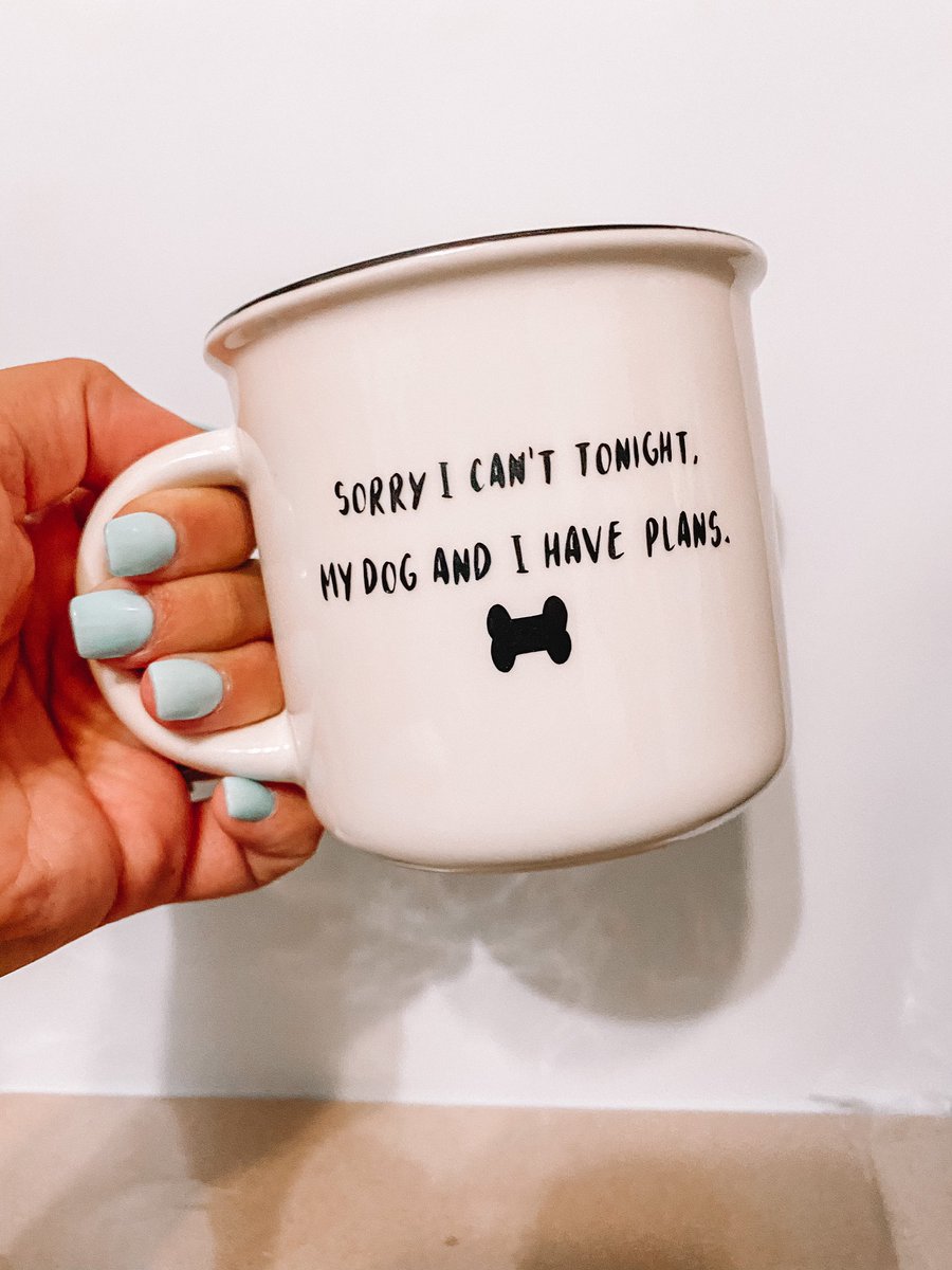 Sorry I can’t tonight 😂 🐾

NEW MUG DESIGN UP ON MY ETSY SHOP ✨

Available in mint, white or pink 💕 #etsyshop #personalizedmugs #smallbusiness #shopsmall