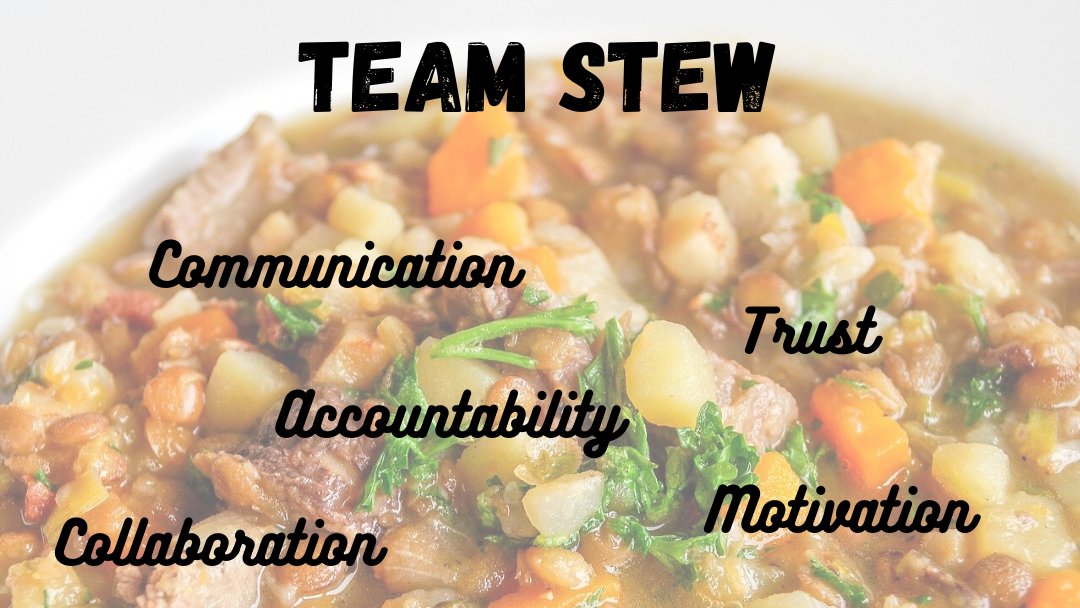 InterlinkLlc's tweet photo. Teamwork is like grandma’s stew filled with many ingredients all working together to make something delicious. What ingredients of team stew is your favorite? #teamworktipstuesday #interlinkcoaching #teamwork https://t.co/E7zoklceMD