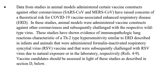 FDA notes concerns about risk of hypersensitivity caused by coronavirus vaccines. Nonclinical testing needs to account for these risks.