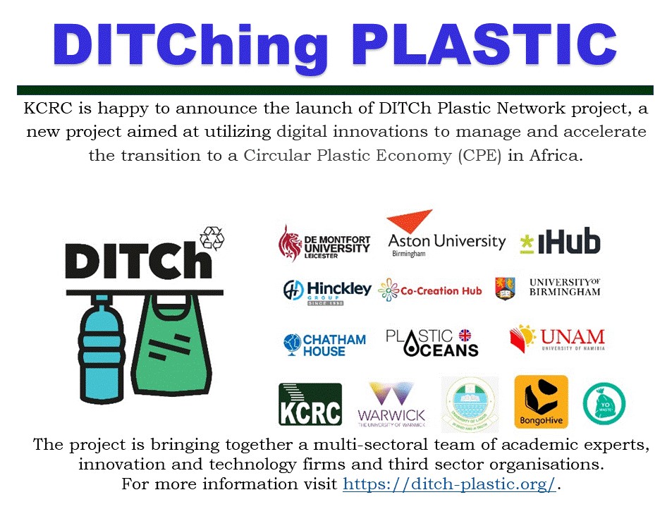 DITCh Plastic Network Launches New Project to Tackle Plastic Pollution