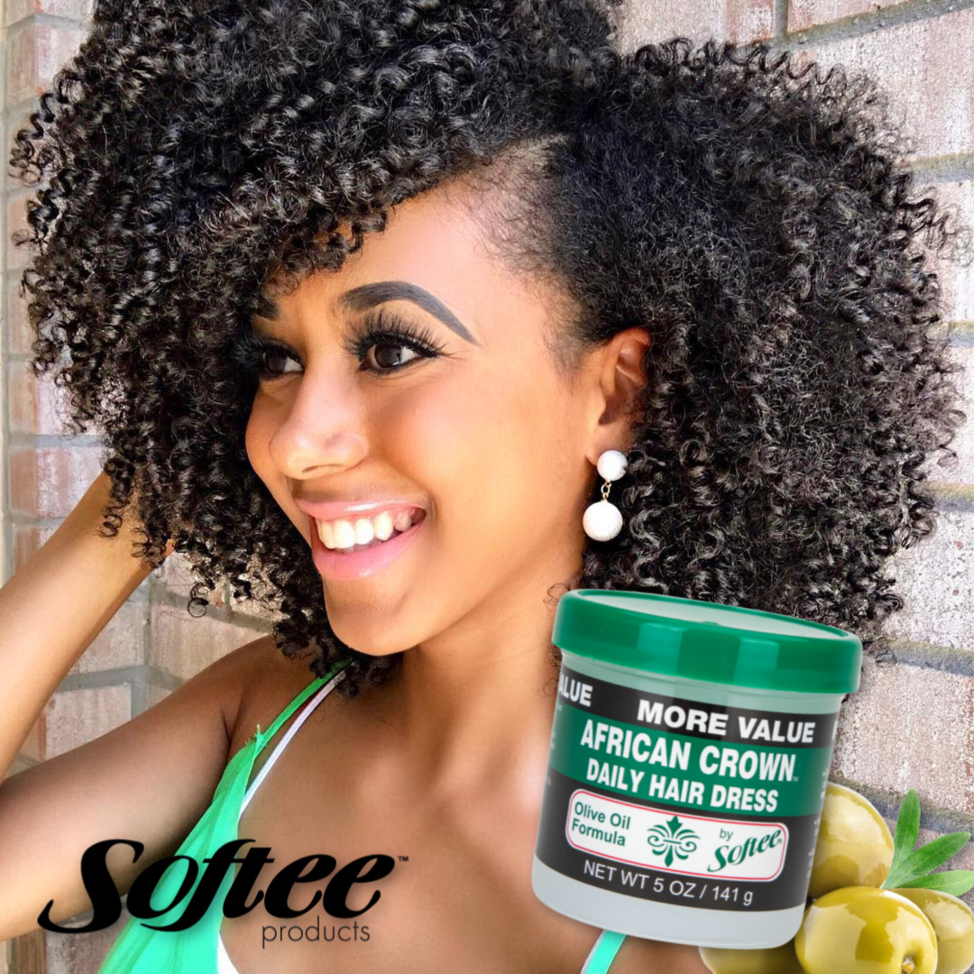 SOFTEE African Crown Daily Hair Dress (5oz) SOFTEE African Crown Daily Hair Dress (5oz)