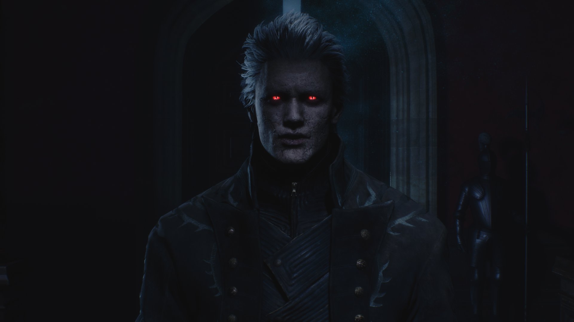 Derahann on X: First time trying to paint Vergil. Screenshot by @drusoona # Vergil #DevilMayCry5 #DMC5 #DevilMayCry #DMC  / X