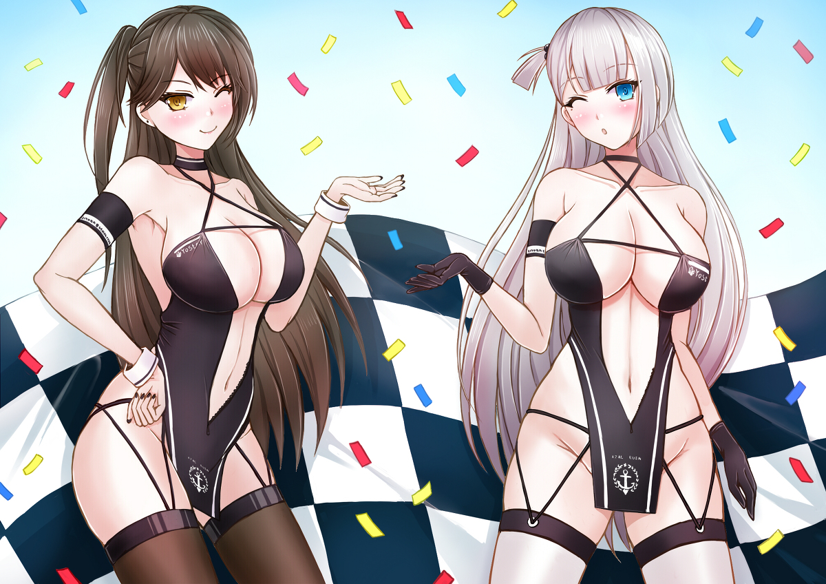 アズレン Rq鶴姉妹 アズールレーン 翔鶴 アズールレーン 瑞鶴 アズールレーン Sai Goのイラスト