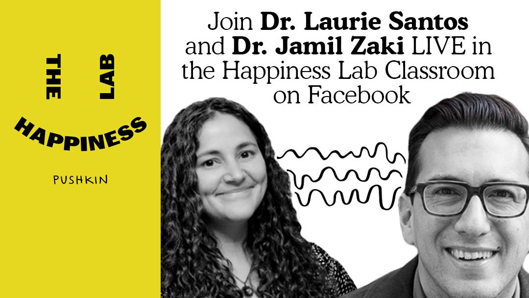 lauriesantos's tweet photo. Want to learn more about how to stay happier in the challenging time that is 2020? Then join me &amp; the amazing @zakijam for a Facebook Live conversation TODAY at 3pm ET/12pm PT! https://t.co/BZkwgnkVOn https://t.co/qfKwBkLccU