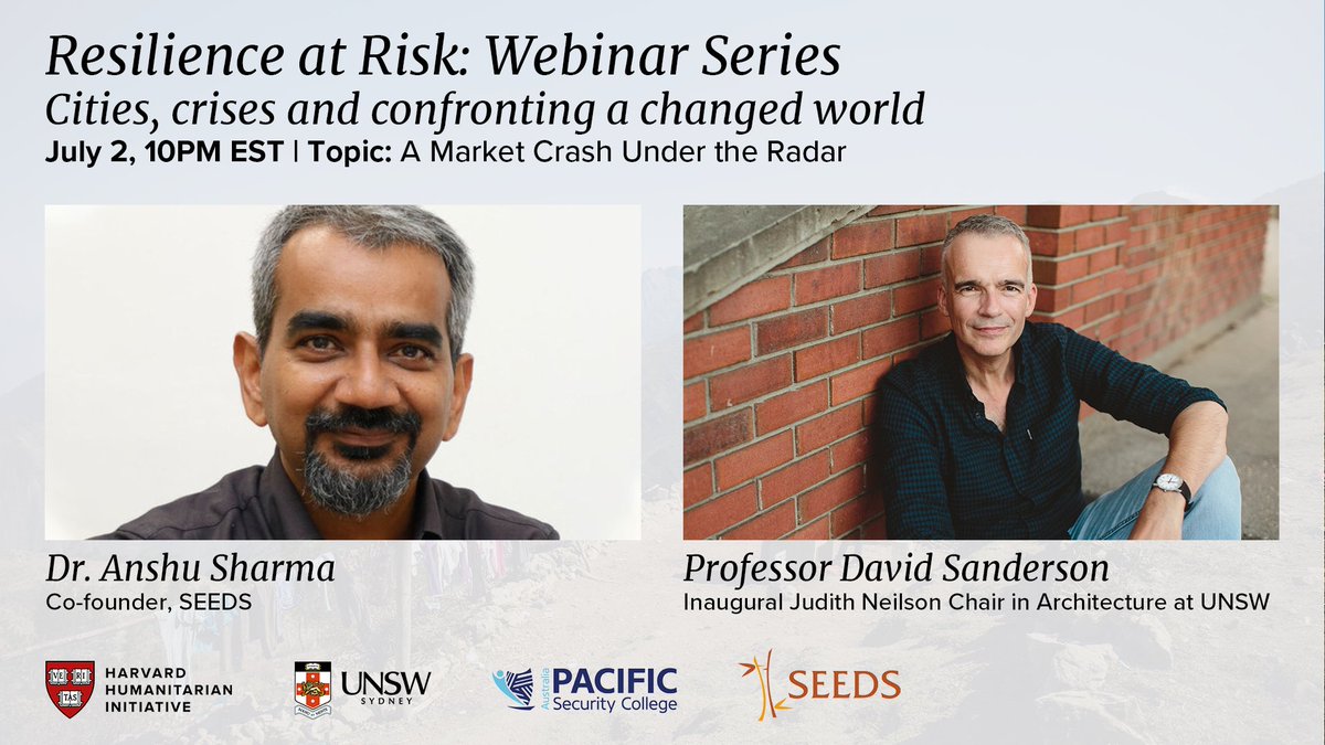 HHI's tweet image. This Thurs. 6/2, join our FB live webinar: buff.ly/2VyujBA 
COVID-19 has impacted 1.6B+ people in the informal economy of low- and middle-income countries. Millions migrate, and many fall sick or suffer in lockdowns. In a rapidly urbanizing world, how can we change?