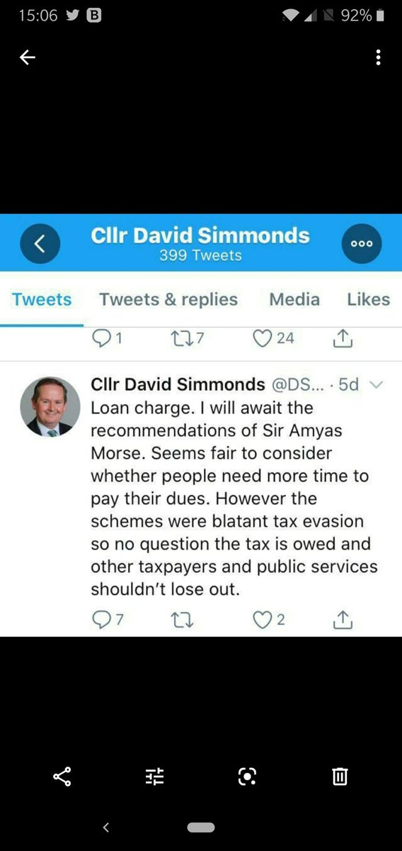 RobbieT014's tweet photo. I feel I have to post this up again from my MP.  @DSimmonds_RNP 
"Thanks for your email. I won’t be supporting the amendments as I support the government in seeking to collect tax that is and always was due". 
Kind regards
David https://t.co/AcWMU3Zh09