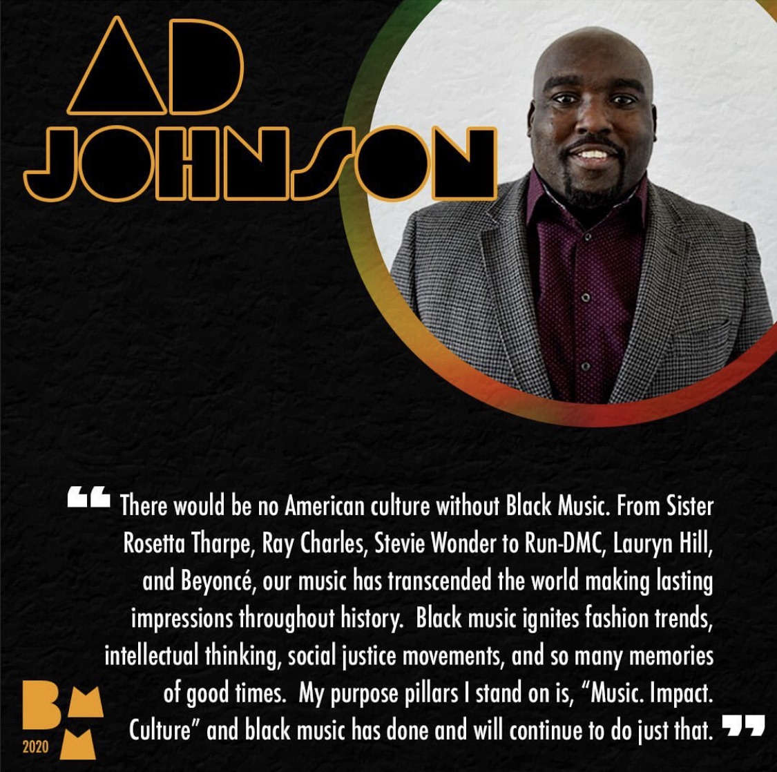 UniversalPM_US's tweet photo. Music. Impact. Culture.
Our music licensing executive A.D. Johnson inspires this #BlackMusicMonth as he discusses how Black music has affected American culture๐ค #InclusionIsUniversal https://t.co/cNiJBYwojs