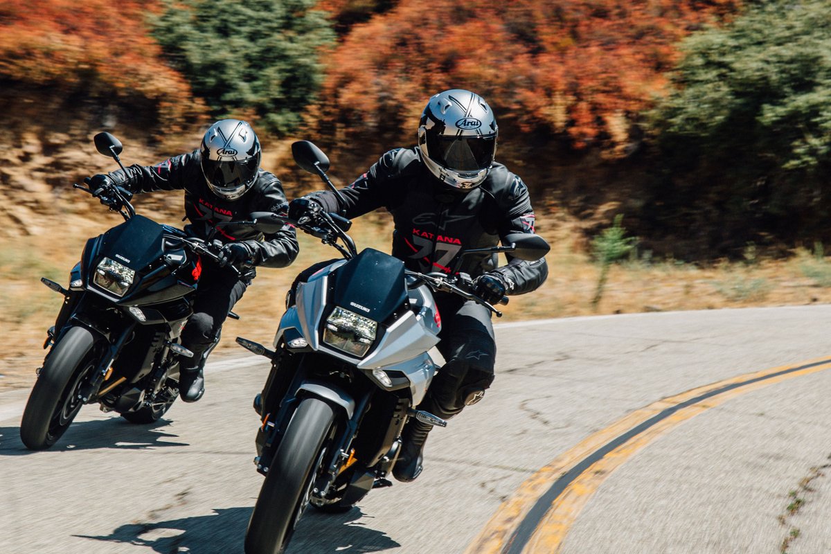 suzukicycles's tweet photo. The KATANA’s iconic style lives in a new sportbike with modern style, stellar engine performance, nimble handling, and great ergonomics. Learn more at https://t.co/o6s4sRdxq9
- - -
#Suzuki #SuzukiCycles #KATANA #Sportbike https://t.co/rltS3tSECL