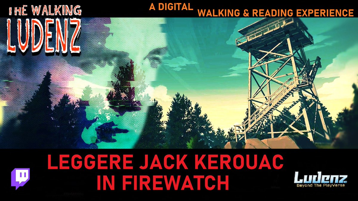 BraunLuiss's tweet photo. Live performance videoludica e letteraria che ho curato per @LudenzOfficial all’interno del videogioco Firewatch (Campo Santo, 2016). Letteratura e immagine elettronica in aperta contaminazione - "Oltre il videogioco"  https://t.co/YXzQo7lg9N
#JackKerouac #TheWalkingLudenz https://t.co/4bmsLrkaYq