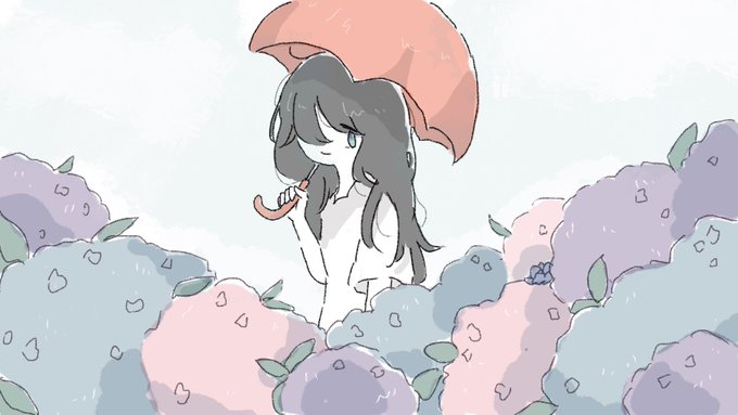 「紫陽花 半袖」のTwitter画像/イラスト(古い順)