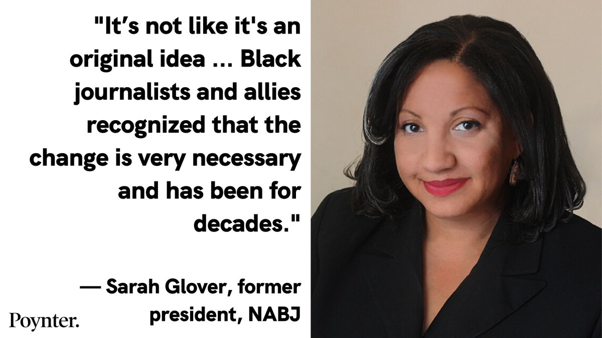 When  @sarah4nabj became  @NABJ's president, she took on another style matter - boy. She didn't expect the AP to be receptive, but they were and started working with her and colleagues. In 2019, she took on capital B Black.