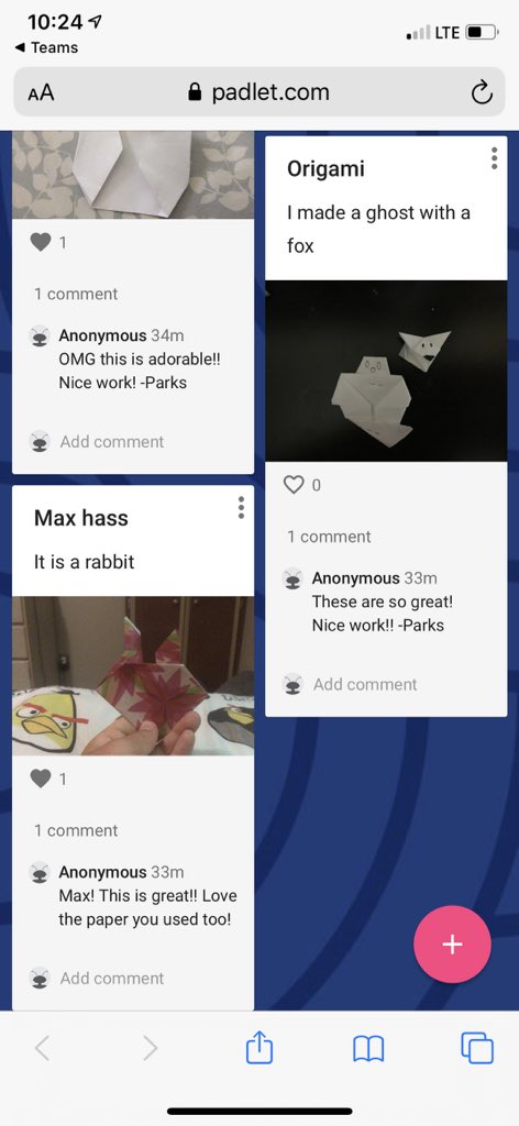 ParksTeaches's tweet photo. Look at these kids go! Today’s Makerspace/Get Crafty lesson was on oragami/paper crafts! See what they gave done so far! @MrJTaege #sdwsl #makerspace #getcrafty https://t.co/ShY860VyNF