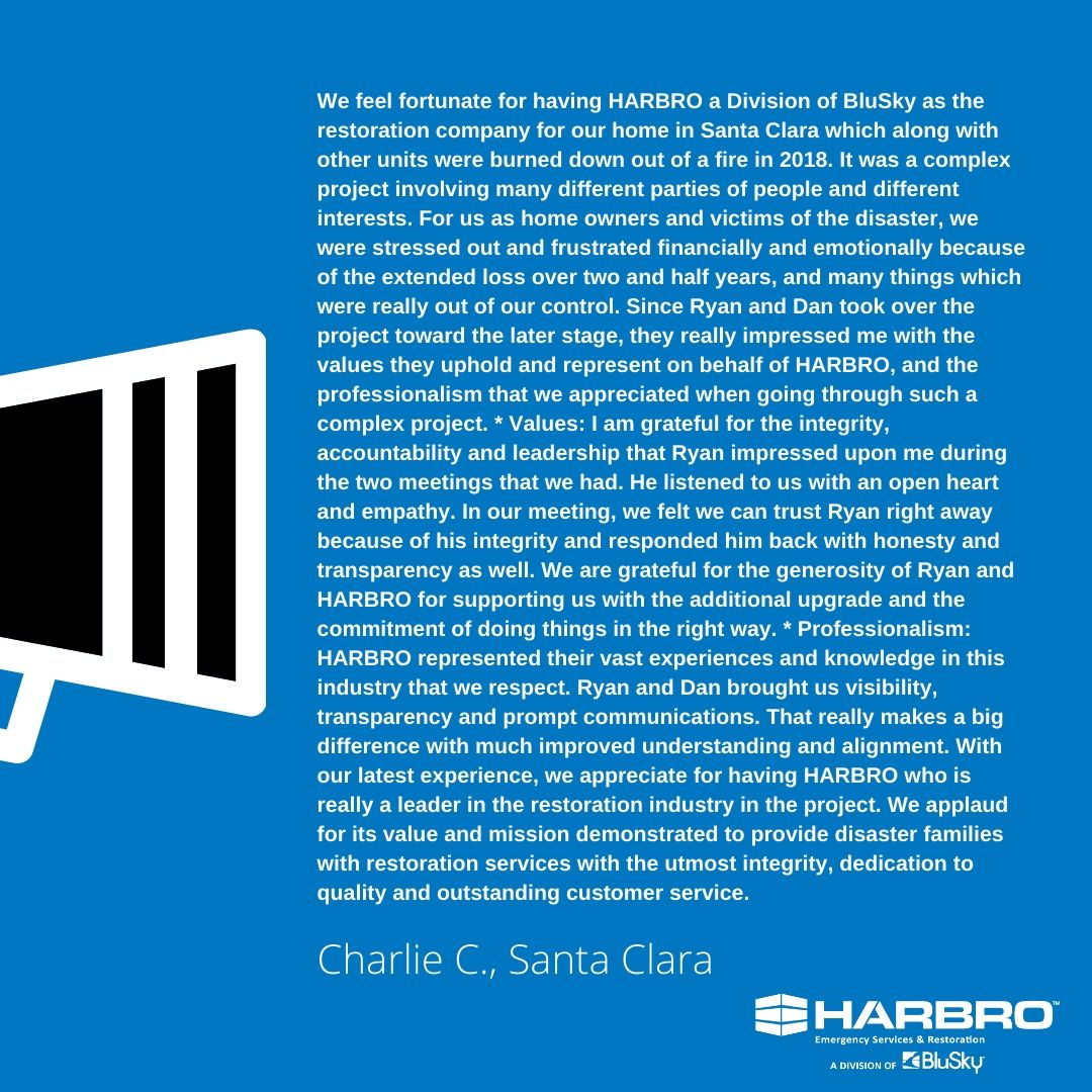 The longer the message, the happy we are. Thank you Charlie for trusting in us during your time of need.
#testimonialtuesday
