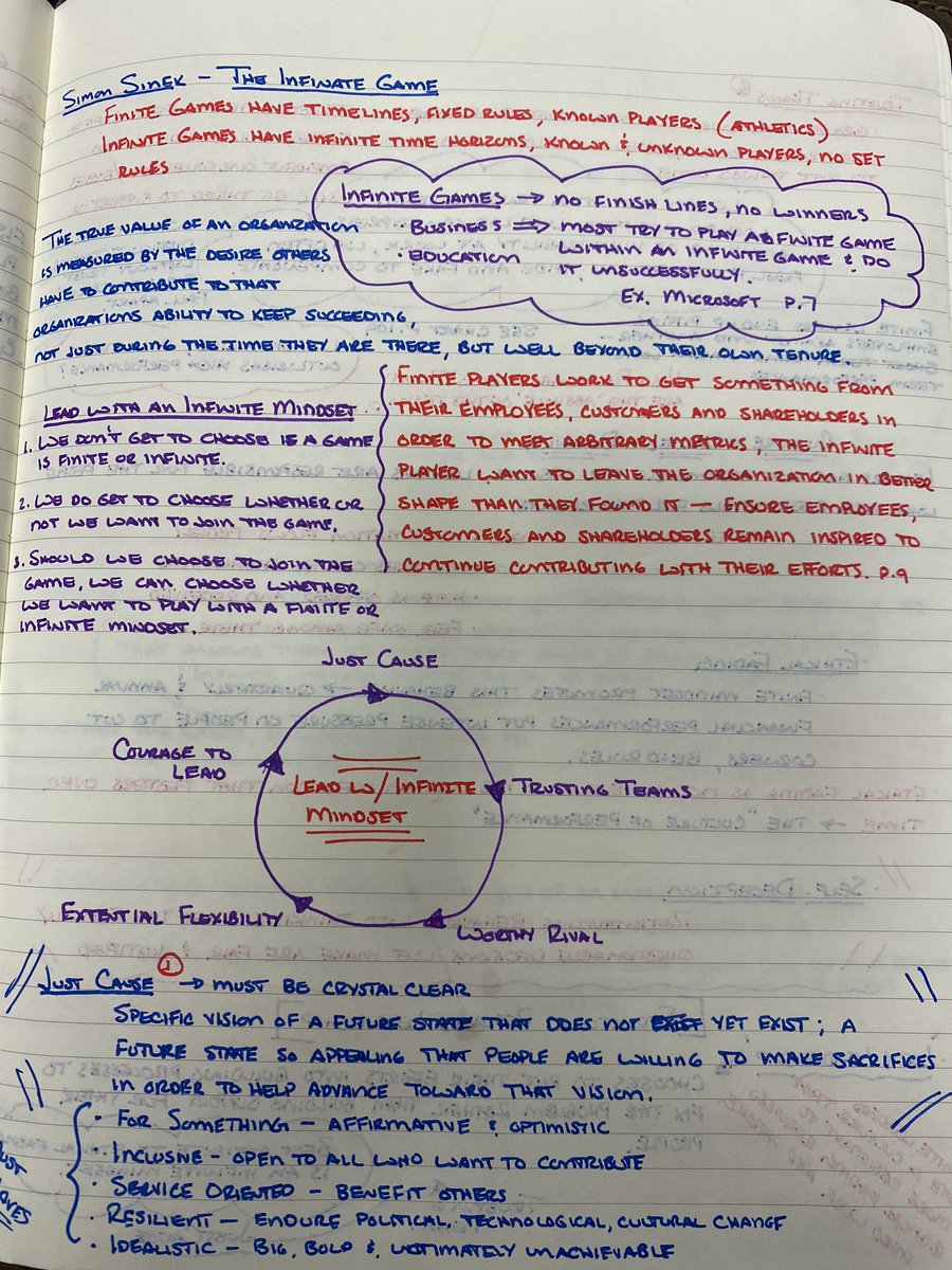 millscot's tweet photo. Reviewing notes from Infinite Game @simonsinek.  Although the focus is on business it’s a Great read read for educators too. @Hillcrest_H_S #StudentSuccessByDesign #D93Best4Kids https://t.co/sgvzHELt6v