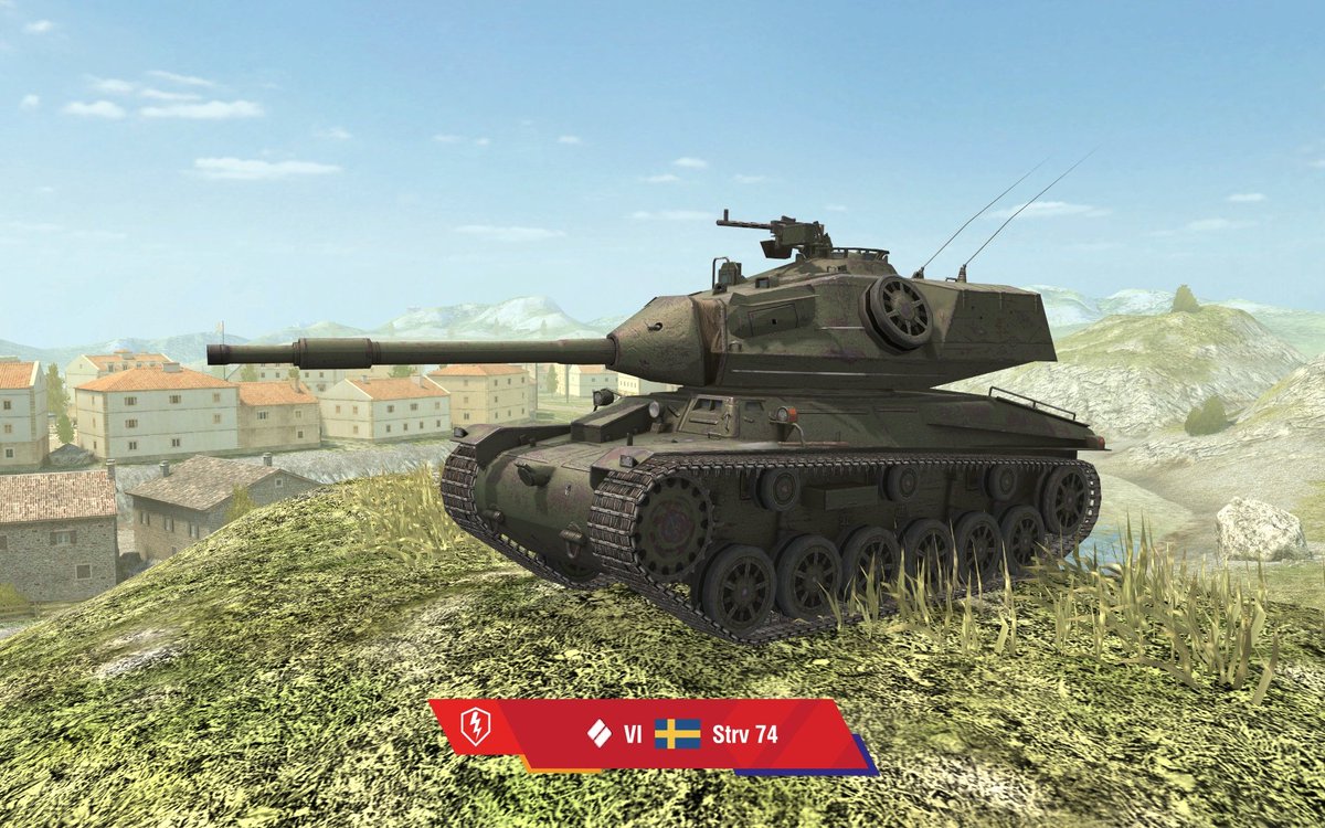 World Of Tanks Blitz You Ve Probably Spotted The Famous Kranvagn Already While It S Undergoing Battle Trials We Re Working On Its Predecessors In The Swedish Line The Strv 74 And Leo