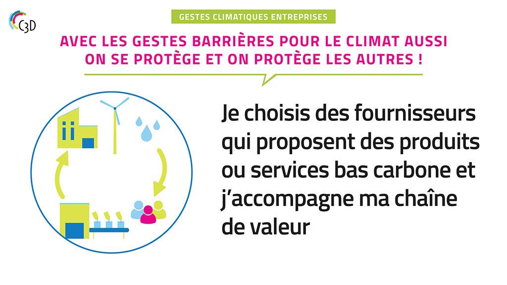 [Le geste barrière du jour] Attention aux choix de vos fournisseurs ! Comme nous, adoptez les #gestesbarrieres pour le climat et engagez-vous rapidement 👉 bit.ly/2YTeZQC #DirDD #RSE