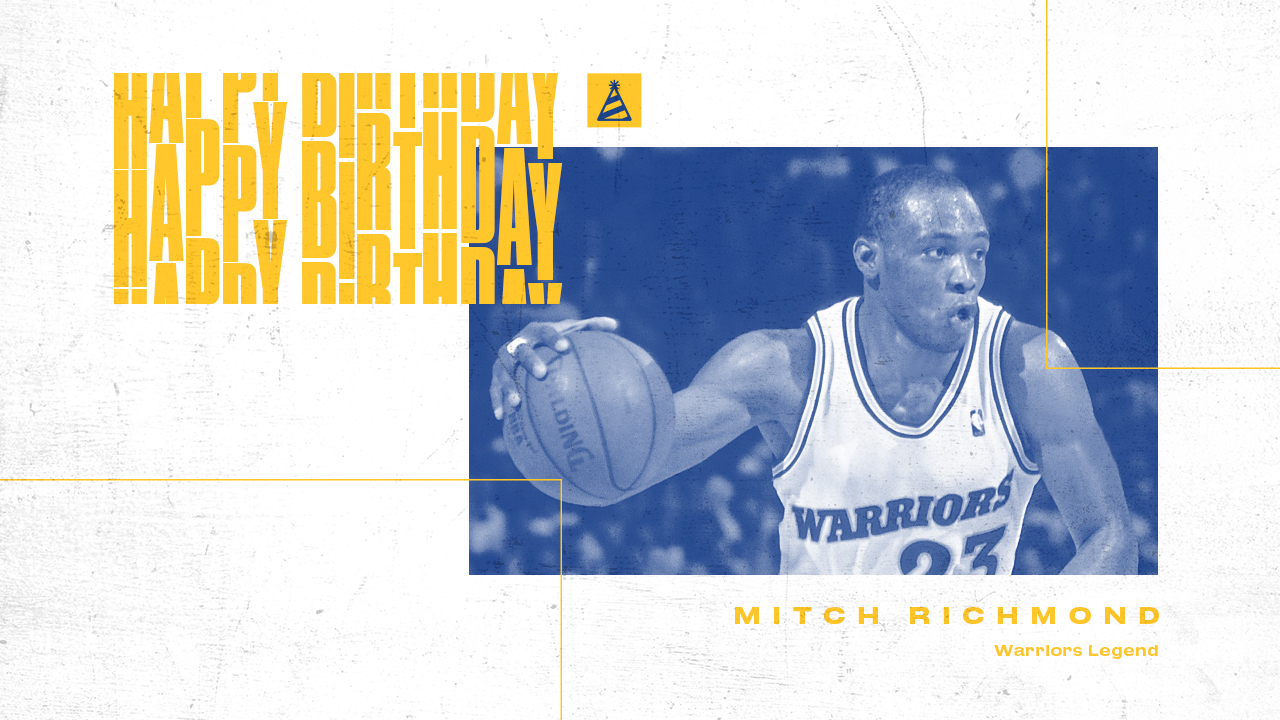  join us in wishing Hall of Famer Mitch Richmond a very Happy Birthday! 