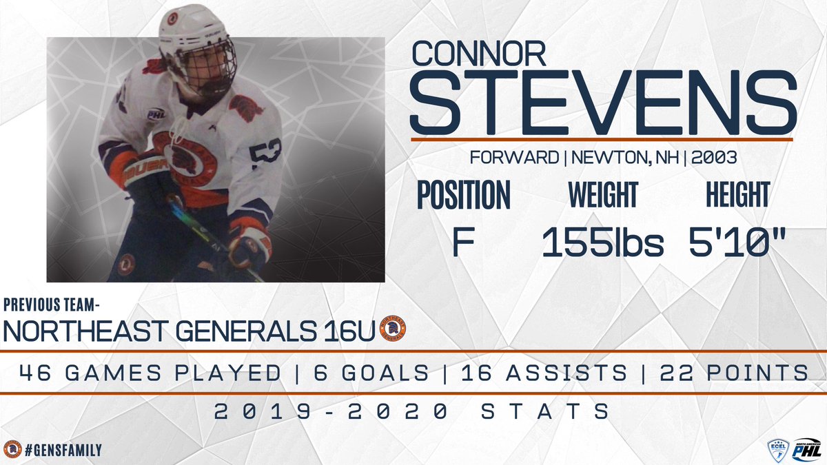 NHA_Hockey's tweet photo. The U18 @negeneralsfs are excited to welcome back hard working Forward @cstevens2244  Welcome back to the #GensFamily https://t.co/HcKaM1h7qz