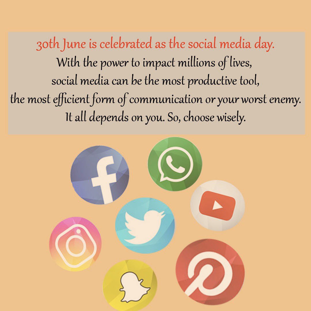 sonalgoelias's tweet photo. Social Media: Keeping us ‘together’ even in these challenging times.
Choose carefully the matter before u share on #SocialMedia .
#AvoidFake #SharePositive
#SocialMediaDay2020 https://t.co/RHYrNXLtou