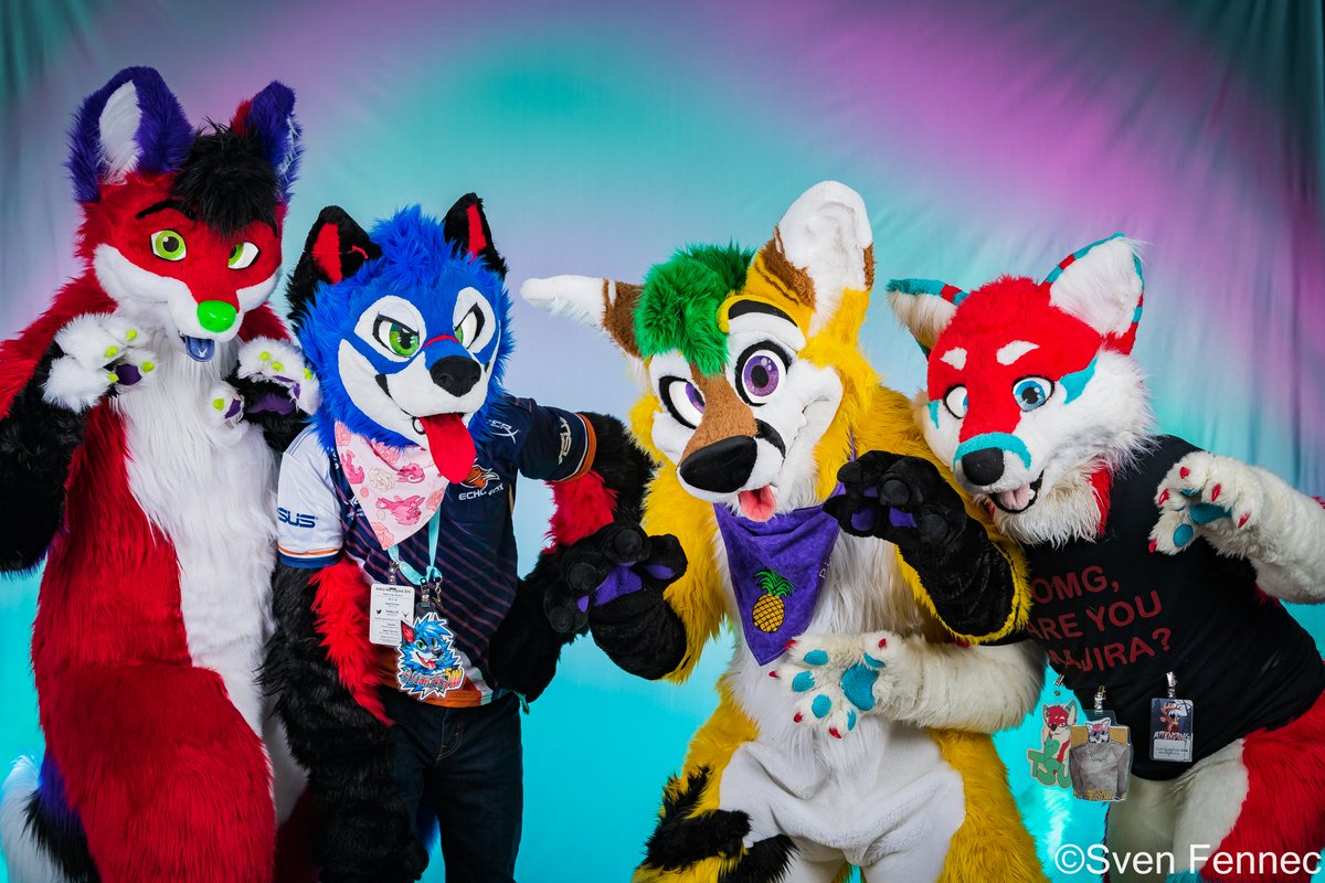 ThePineappleFox's tweet photo. A big Happy Birthday to one of my best friends. 📸 @SvenFennec. A lot of us are missing cons and it's awesome to have your pictures to look back on. You're personality and talent brings life to the fandom.

Love you lots bro! 🍍🍍
#fursuit #furryfandom #ANE2019 https://t.co/Mxg13c3Ibn