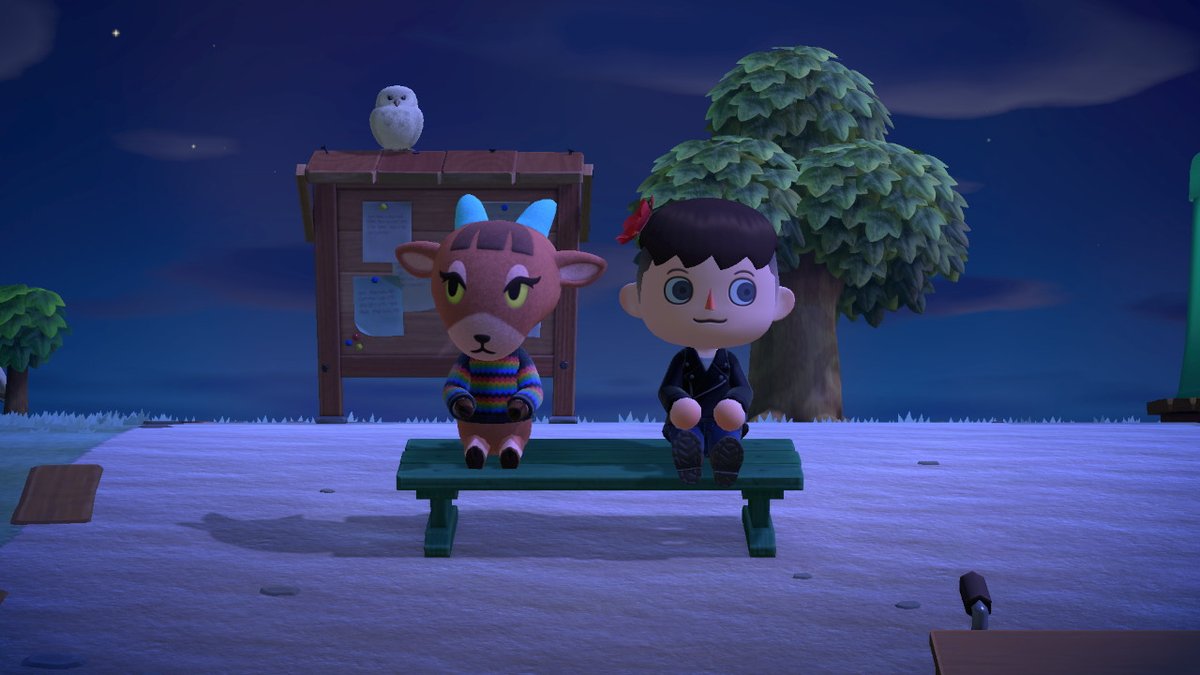 Aight, a bit late cuz I took a napPashmina thread to bring me good luck in villager searchingstarting off with my first picture of us