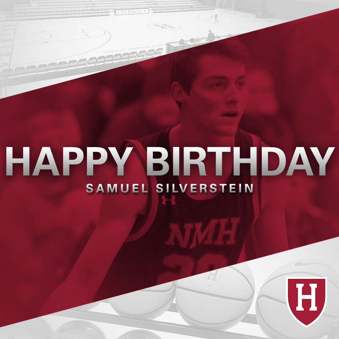 Happy birthday to incoming first-year guard Samuel Silverstein!

#GoCrimson