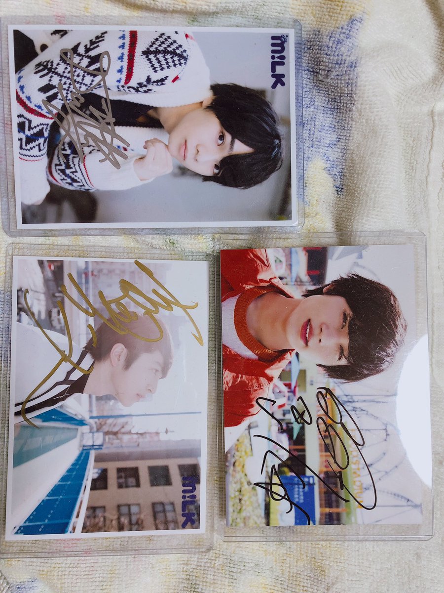mlk39876693's tweet photo. M!LK 生写真 サイン付き

塩﨑太智 1000円
吉田仁人 1000円
板垣瑞生 600円

EBiDAN
M!LK
佐野勇斗
板垣瑞生
塩﨑太智
吉田仁人
山﨑悠稀
譲 求 https://t.co/3AQrR82fHt