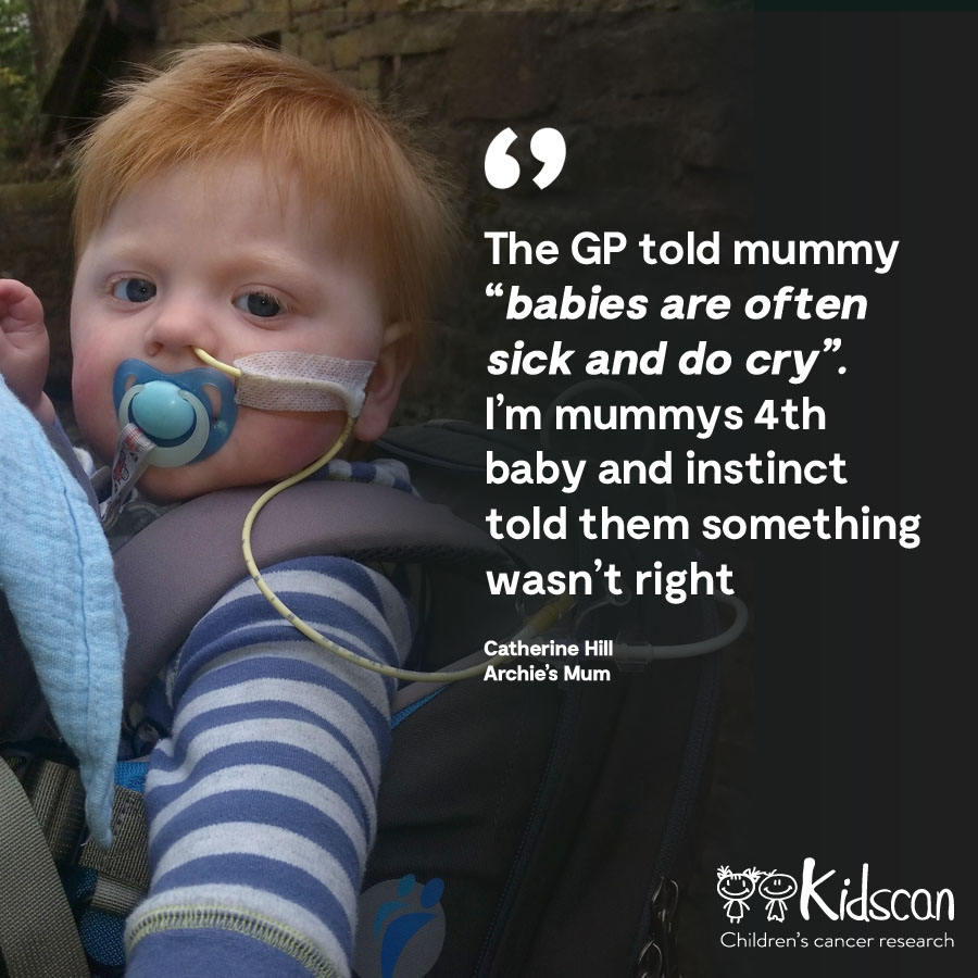 Many children like Archie already face delays in cancer diagnosis. We fear that the growing pressure on the NHS will impact diagnosis times further increasing the need for more damaging treatments. Help us find safer treatments by donating to our appeal: bit.ly/3i9rS1U